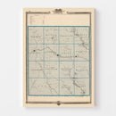 Vintage Map of Carroll County, Iowa 1875