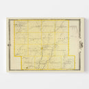 Vintage Map of Shelby County, Iowa 1875