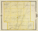 Vintage Map of Shelby County, Iowa 1875