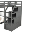 Loft Bed With Staircase And Storage
