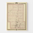 Vintage Map of Audubon County, Iowa 1875