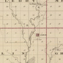 Vintage Map of Audubon County, Iowa 1875