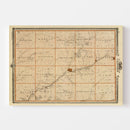 Vintage Map of Crawford County, Iowa 1875