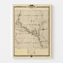 Vintage Map of Greene County, Iowa 1875