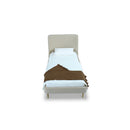 Mid-Century Modern Upholstered Bed With Curved Headboard by HouseOfZazla