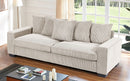 Luxe Sofa With 5 Matching Toss Pillows, Sleek Design, Spacious And Comfortable 3 Seater Couch by HouseOfZazla