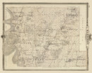 Vintage Map of Harrison County, Iowa 1875