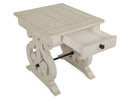 Bronwyn - Rectangular End Table - Alabaster