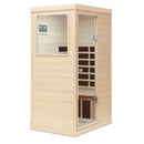 Hemlock Mini 1 Person Far Infrared Door Indoor Sauna Room by HouseOfZazla