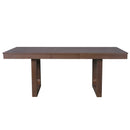 Extendable Dining Set, Farmhouse Extendable Table With Upholstered Chairs