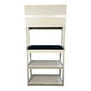 31.5" Baker's Rack in White and Black by HouseOfZazla