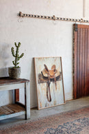 Weathered Rest: Western Saddle Still Life