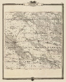 Vintage Map of Jones County, Iowa 1875