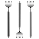 3pcs 20" Telescopic Back Scratcher Stainless Steel Extendable Bear Eagle Claw Massager