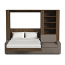 Wall Bed with Extended Sofa