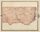 Vintage Map of Clinton County, Iowa 1875