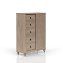 5 Drawer Door Chest - Sand by HouseOfZazla