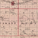 Vintage Map of Poweshiek County, Iowa 1875