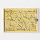Vintage Map of Jasper County, Iowa 1875