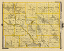 Vintage Map of Jasper County, Iowa 1875