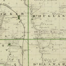Vintage Map of Polk County, Iowa 1875