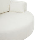 360° Swivel Chair Accent Barrel Chair With Removable Pillows