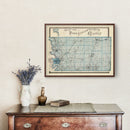 Vintage Map of Pottawattamie County, Iowa 1875