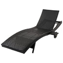 K&K 80'' Patio Wicker Chaise Lounge Chairs Set of 2 by HouseOfZazla