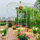 Metal Garden Arch Iron Garden Arbors Gazebo Dia High Birdcage Shape Pergola Pavilion For Wedding Ceremony by HouseOfZazla
