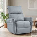 270° Power Swivel Rocker Glider Recliner Chair With USB Ports by Unique Piece Furniture