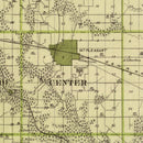 Vintage Map of Henry County, Iowa 1875