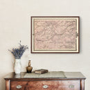 Vintage Map of Monroe County, Iowa 1875