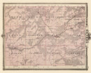 Vintage Map of Monroe County, Iowa 1875
