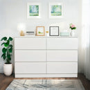 6 Drawer Dresser With Spacious Countertop And Concealed Handles by HouseOfZazla