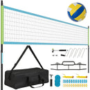 Portable Outdoor Volleyball Net Set Heavy-Duty Volleyball Net System by LJGDeals