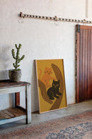 Safe Paws Warm Hearts Cat Print