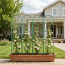 Metal Garden Trellis Rustproof Trellis For Climbing Plant Outdoor Flower Support by HouseOfZazla