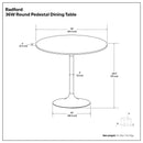 Radford - Round Dining Table - Walnut