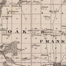 Vintage Map of Montgomery County, Iowa 1875