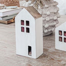 Wooden Village Houses, Pick Your Color | Set of 2 by Decor Steals