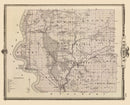 Vintage Map of Fremont County, Iowa 1875