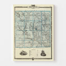 Vintage Map of Decatur County, Iowa 1875