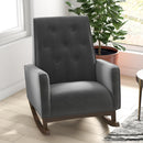 Demetrius - Mid-Century Modern Rocking Chair by HouseOfZazla