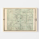 Vintage Map of Wayne County, Iowa 1875