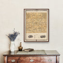 Vintage Map of Appanoose County, Iowa 1875