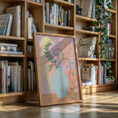 Twilight Leaves in a Pale Blue Vase by Kooly