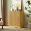 34.3" Modern Wavy Sideboard with Curved Contour Design