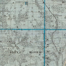 Vintage Map of Des Moines County, Iowa 1875