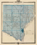 Vintage Map of Des Moines County, Iowa 1875