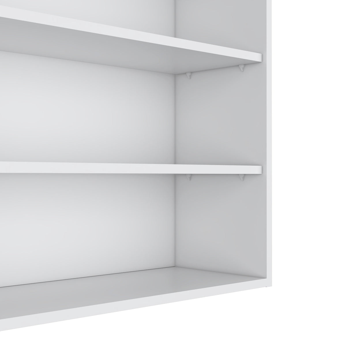 Chinle Wall Cabinet in Melamine with Open Storage, photo 7 of 9